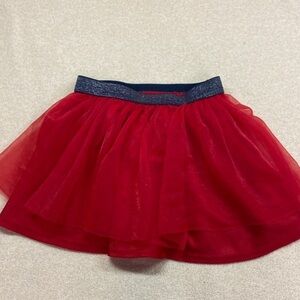 Celebrate Patriotic Toddler Girls Pull-on Skirt Tutu Size 3T
